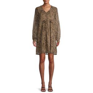 NWOT Time and Tru Long Sleeve Peasant Dress